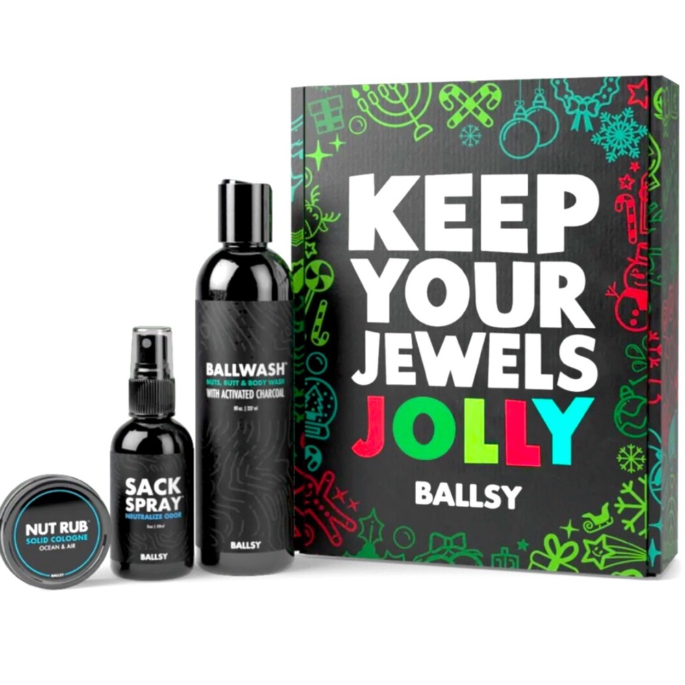 Brand New Ballsy men’s grooming holiday 3 piece set